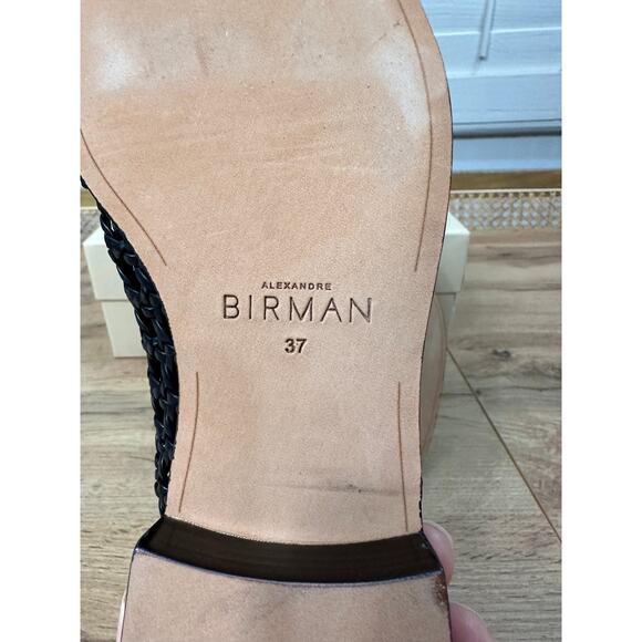 Alexandre Birman Clarita Basketry Loafer Black Sz 7 US 37 EU NIB Casual Elegance - Picture 13 of 15